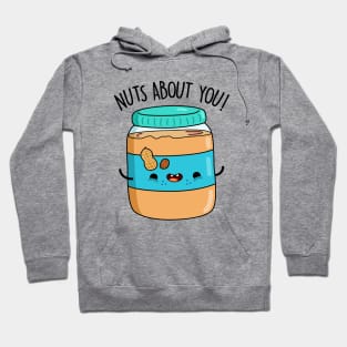 Nuts About You Cute Peanut Butter Pun Hoodie